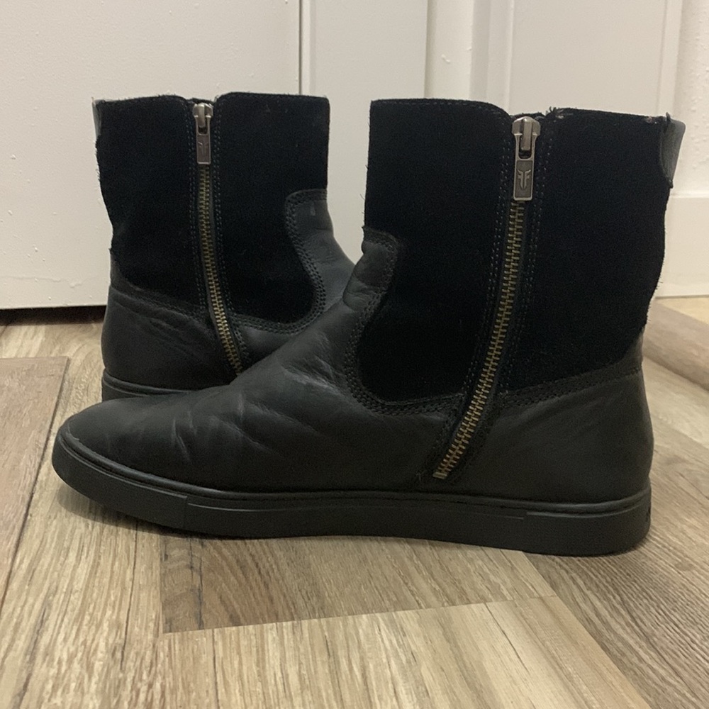 Frye Gemma Leather Booties 8